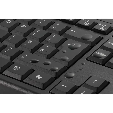 Klaviatūra Kensington K75560PT Juoda QWERTY